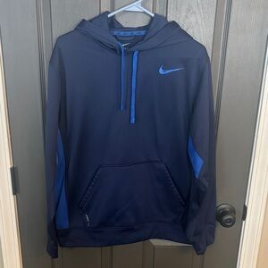 Nike Navy and Royal Blue Hoodie